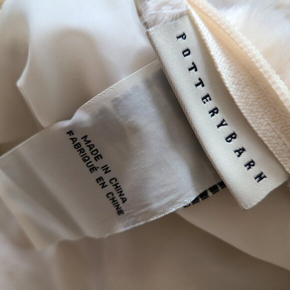 TWO faux fur ruched 18x18 pillow covers - Picture 3 of 5